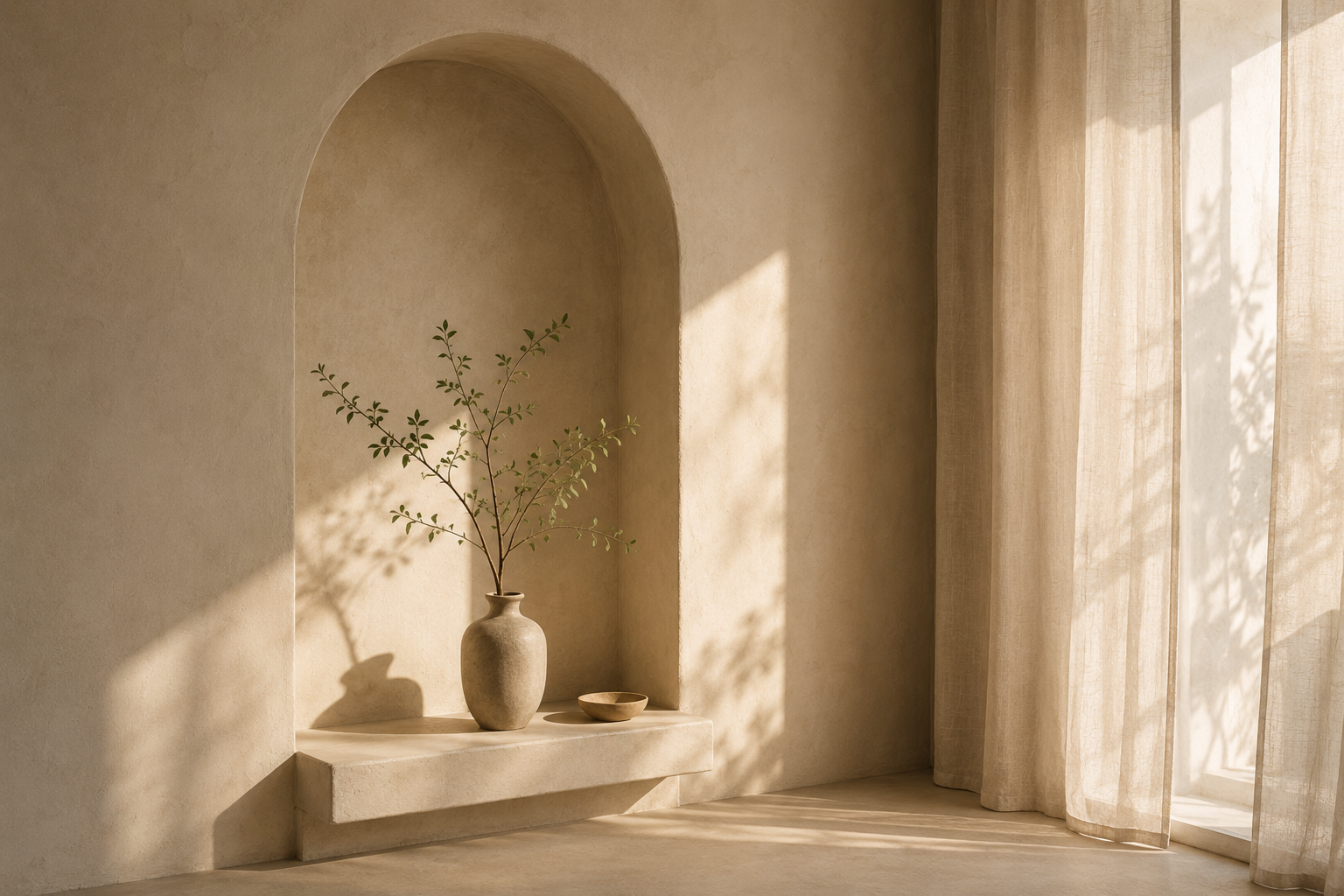 Warm therapeutic space